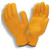 Memphis Honey Grip PVC criss-cross work gloves high-visibility orange knit gloves