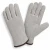 Gray Leather Gloves - Driver Style