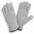 Gray Leather Gloves - Driver Style