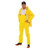Industrial Worker Wearing Rain Overalls