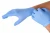Textured blue nitrile gloves latex-free for professional applications