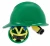 Bullard 3000 Classic Hard Hat with 6-point Sure-Lock ratchet suspension and ANSI Type I Class E and G protection.