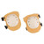 Welding knee pads with non-marking polyurethane caps and quick-release straps.