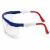 MCR Tomahawk safety glasses with adjustable ratcheting temples and side shields