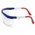 MCR Tomahawk safety glasses with adjustable ratcheting temples and side shields