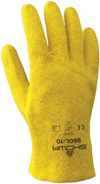 Showa 962 vinyl coated knit gloves liquid resistant grip industrial work gloves