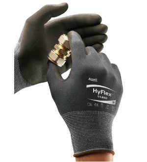 Ansell HyFlex Light 11-600 foam nitrile gloves with high dexterity and precision grip
