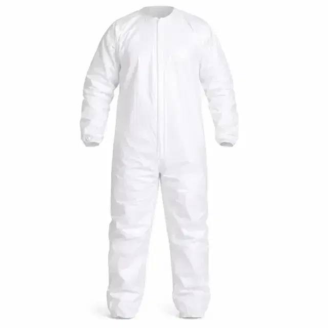 Tyvek® 400 disposable coverall with elastic wrist and ankle for Level C protection