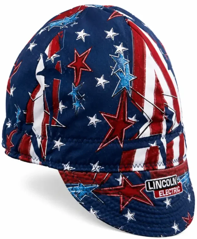 Flame-resistant welding cap for professional welders