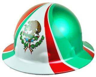 Honeywell Mexican Flag Hard Hat for industrial safety and pride