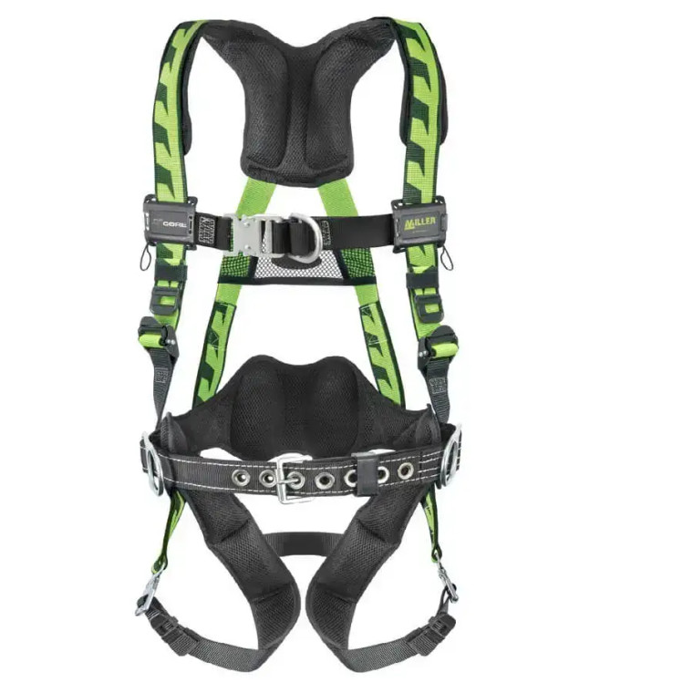 Miller AirCore Harness with 4 D-rings for fall protection