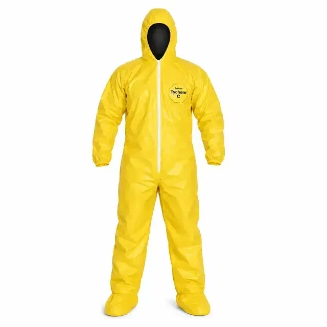 dupont tychem 2000 disposable chemical protective coverall case of 12