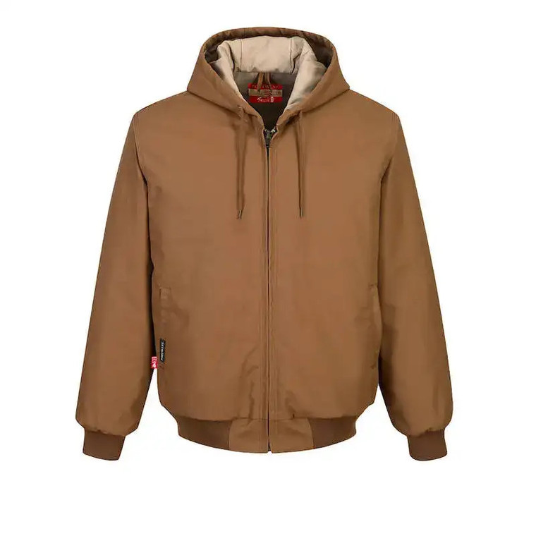 insulated fr hooded jacket cat 4 arc flash
