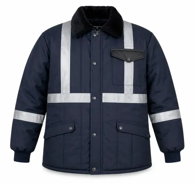 Freezer Coat With Reflective Strip