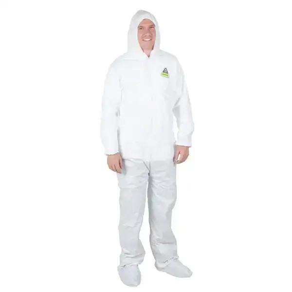 Splash Resistant Coverall With Boots
