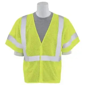 ansi type r class 3 mesh safety vest high visibility reflective
