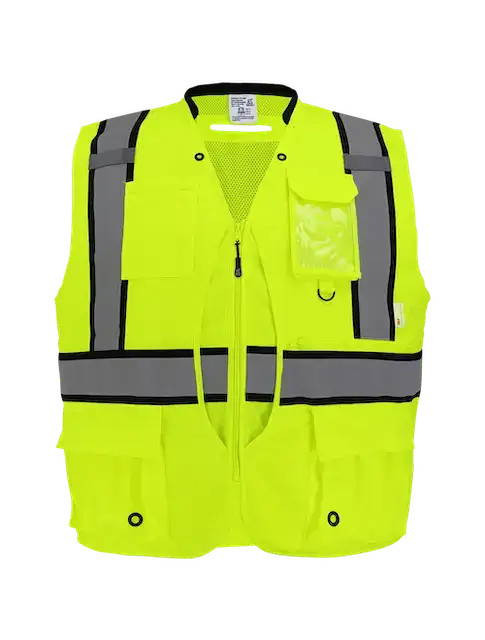 Foreman high-visibility safety vest ANSI Class 2 Type R