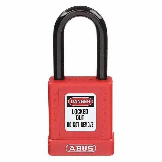 Non Conductive Pad Lock - 6 Pack
