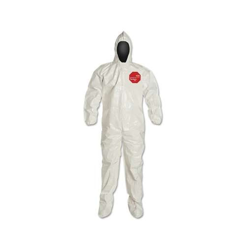DuPont Tychem 4000 12 mil Coverall – Large White