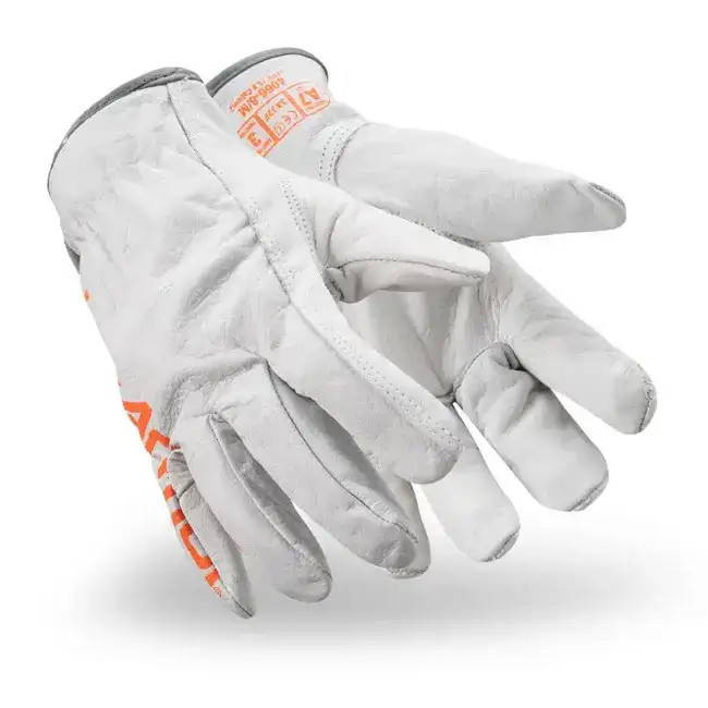 HexArmor® Chrome SLT® 4066 Leather Cut Resistant Work Gloves
