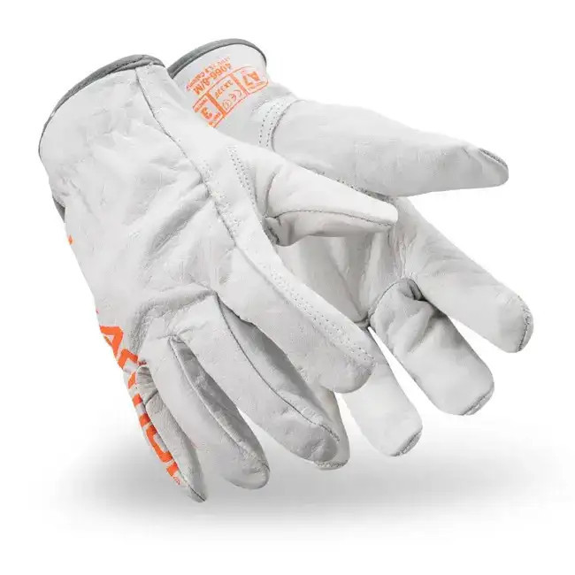 HexArmor Chrome SLT 4066 A7 Cut-Resistant Leather Work Gloves
