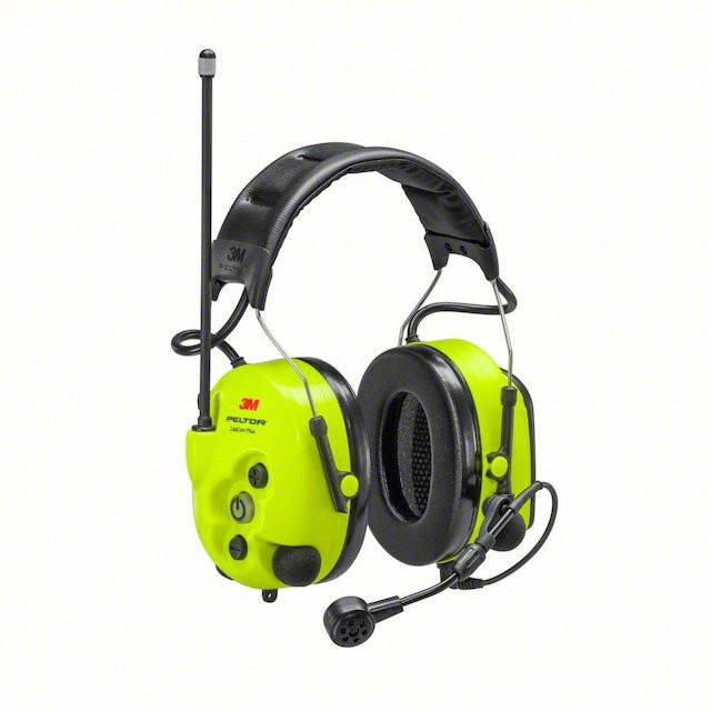 3M PELTOR LiteCom Plus two-way radio headset kit with battery and charger