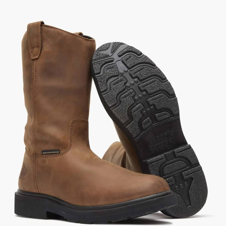 Georgia Boot Suspension System waterproof Wellington work boots full grain leather pull on work boot