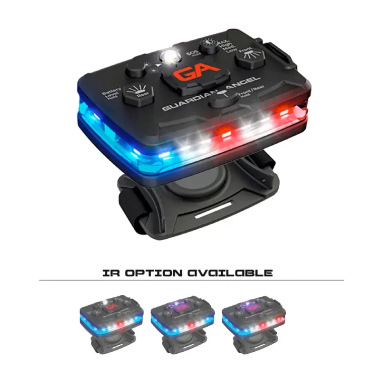 Elite Series law enforcement wearable safety light with 360 degree LED visibility.
