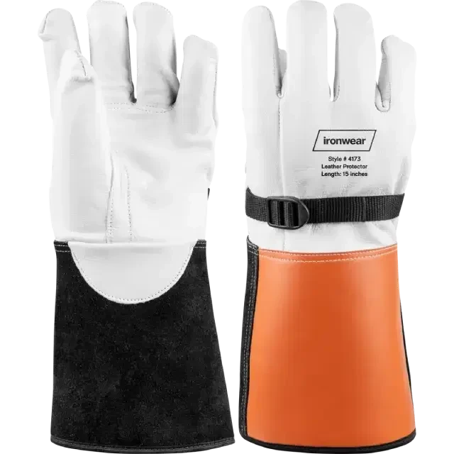 Goat Leather Electrical Glove Protectors