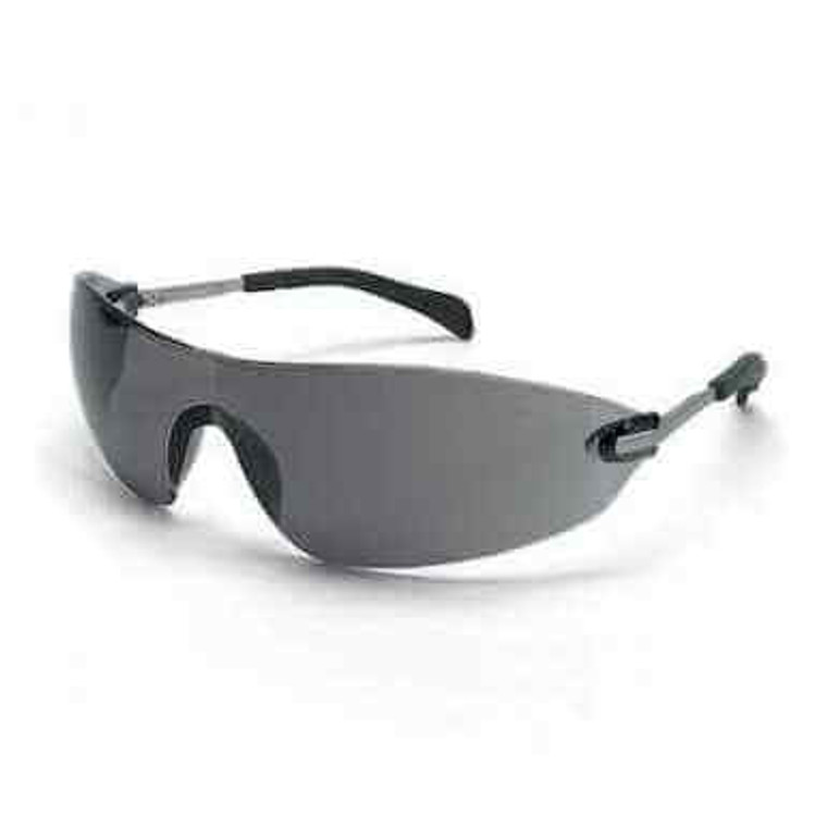 Crews Blackjack Gray Lens Safety Glasses