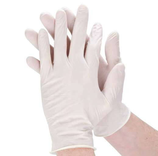 Powdered Latex Gloves