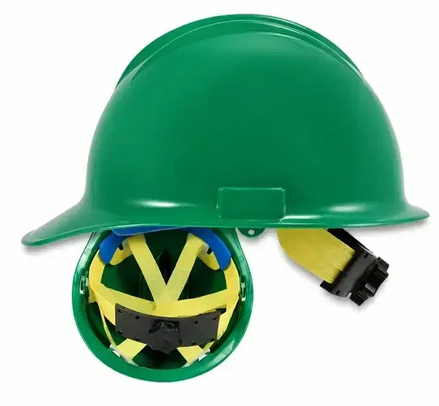 Bullard 3000 Classic Hard Hat with 6-point Sure-Lock ratchet suspension and ANSI Type I Class E and G protection.