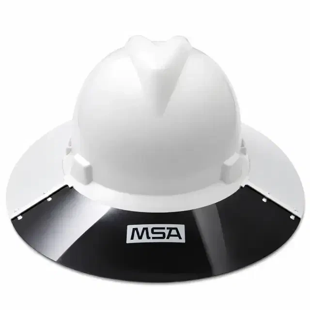 MSA Bullard hard hat sun shield accessory for neck, ear, and face protection