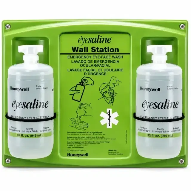 honeywell-eyesaline-double-eye-wash-station-wall-mount