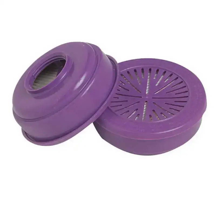 North by Honeywell P100 low-profile filter cartridges NIOSH approved HEPA