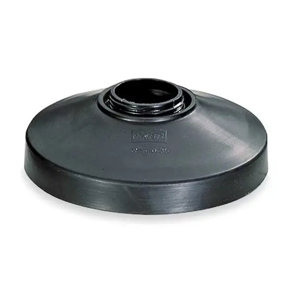 Honeywell N750035 black plastic filter adapter for North series respirators shown on white background
