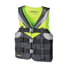 OBRIEN YOUTH NYLON LIFE JACKET (55-88 LBS-GREEN/BLACK))