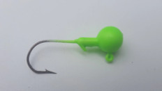 BALL JIG 570 LIME GLOW 1/4OZ (4 IN PKG)