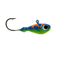 DELUXE ULTRA MINNOW 570 BLUE/LEMON-ORANGE LINES (4 IN PKG)