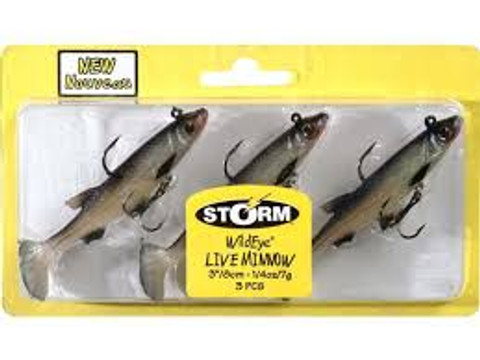 STORM Wildeye Live Minnow Soft Bait 3"