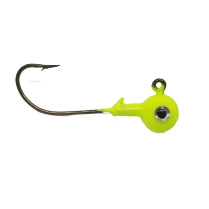 TITAN STRONG JIG HEAVY HOOK YELLOW 3/8OZ (3 IN PKG)