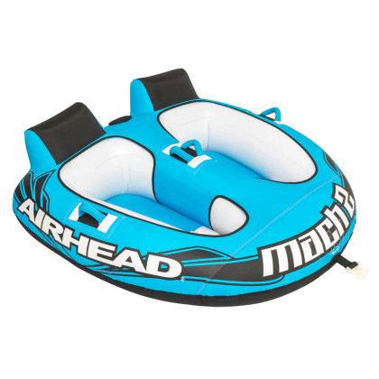 AIRHEAD MACH 2 Inflatable Double Rider Towable Water Tube (BLUE)
