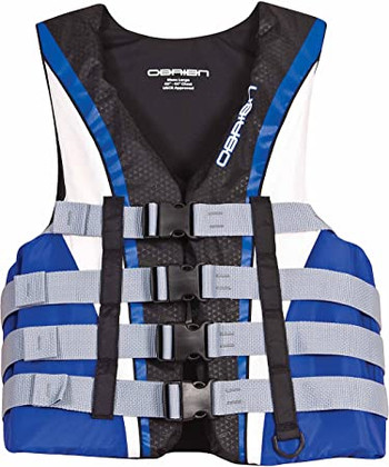 OBRIEN CCGA  4 BUCKLE PRO NYLON VEST MENS (4XL)(BLUE) 