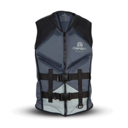 OBRIEN MENS RECON NEOPRENE VEST (LG)(ASH/SILVER)