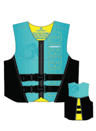 OBRIEN JUNIOR NEOPRENE VEST (XXS) Aqua