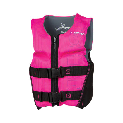 OBRIEN YOUTH FLEX V BACK NEOPRENE VEST (PINK)(L)