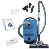 Miele Classic C1 Turbo Team PowerLine Tech Blue Vacuum with Attachments and Filtration
