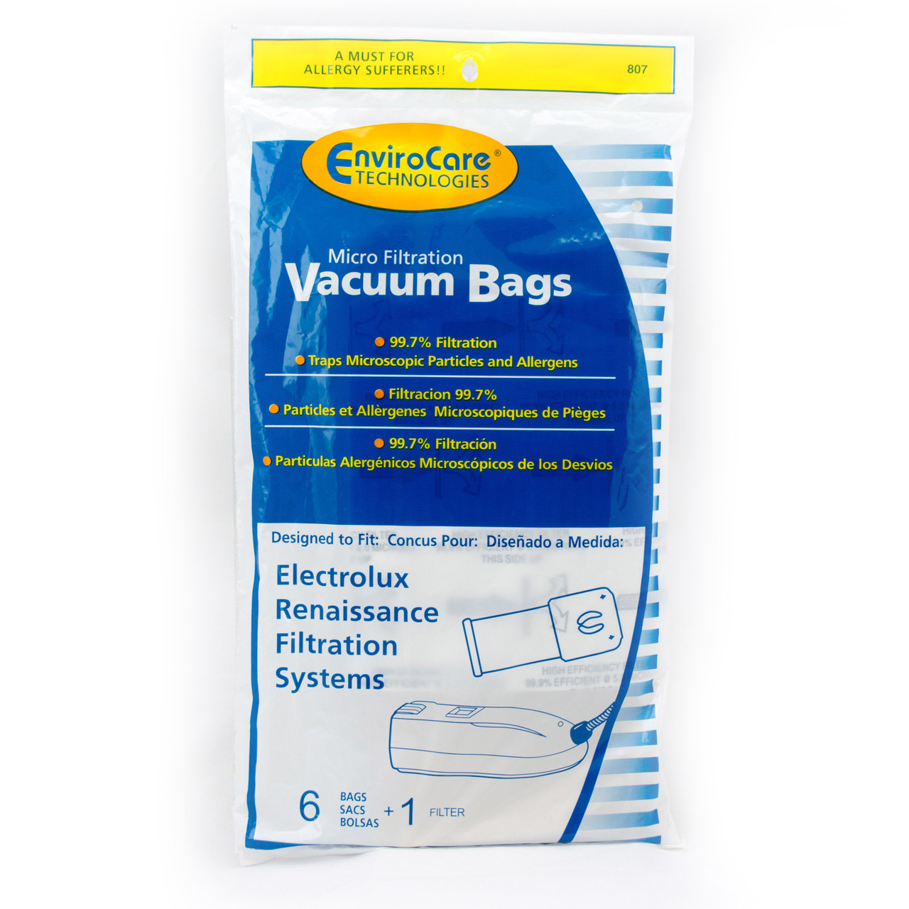 Electrolux Renaissance Vacuum Bags and Filter