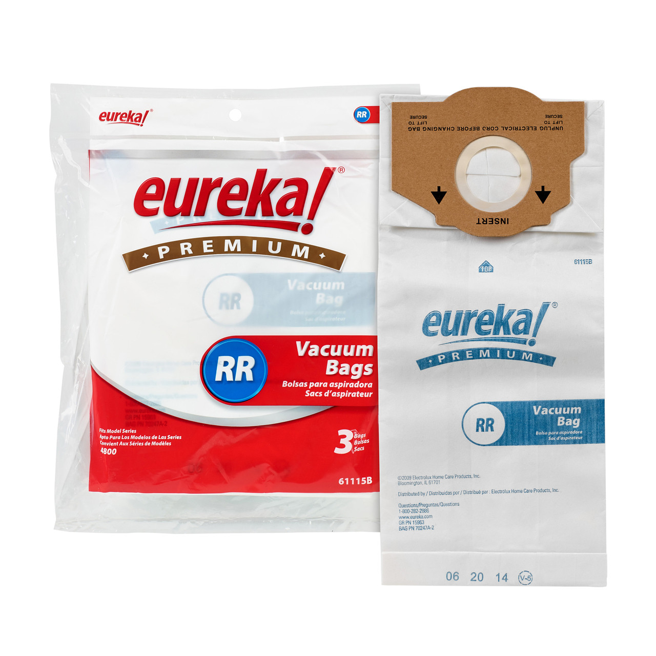 Eureka Style RR Vacuum Bags - 3 Pack (EnviroCare 164) — CJ Miller Vacuum  Center Inc