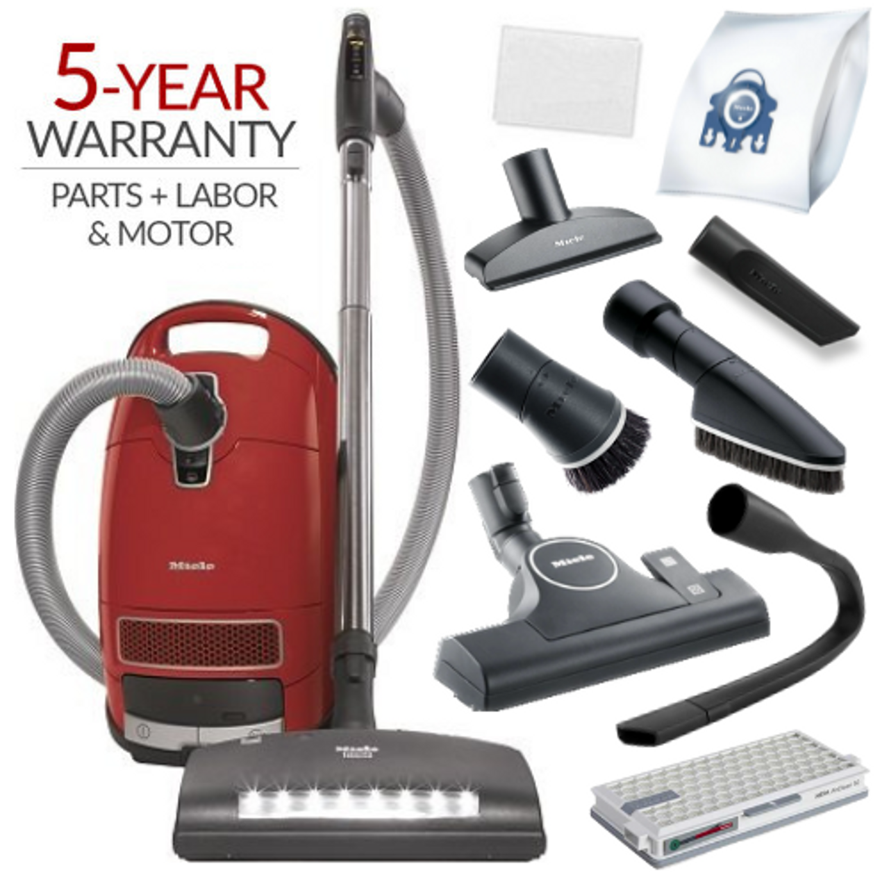 Miele Complete C3 HomeCare+ Canister Vacuum with HEPA